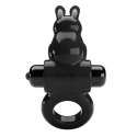Pretty Love Exciting Vibrating Cock Ring Black