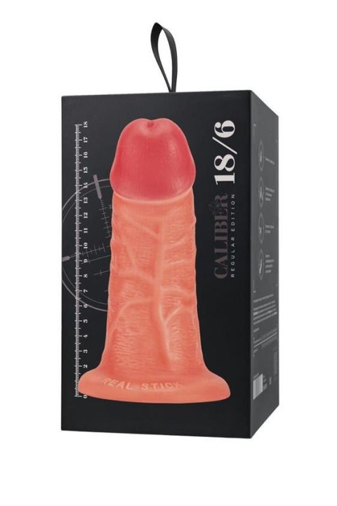 REALISTYCZNE DILDO CALIBER 18/6, PVC, 18 CM, ŚREDNICA 6 CM