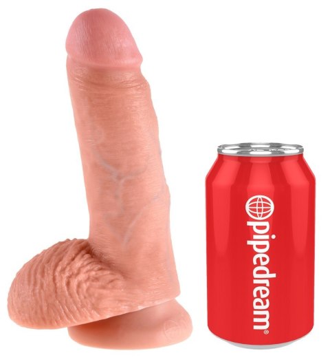 Dildo z przyssawką 17,8 cm King Cock