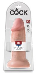 Dildo z przyssawką Chubby 25 cm King Cock