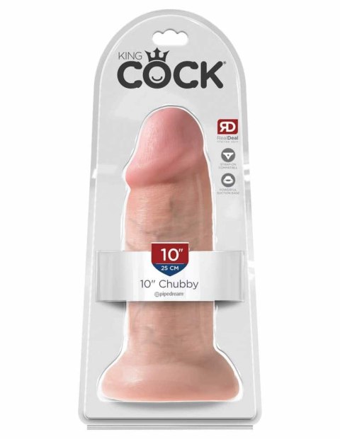 Dildo z przyssawką Chubby 25 cm King Cock
