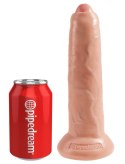 Dildo z przyssawką Uncut Cock 22,7 cm King Cock