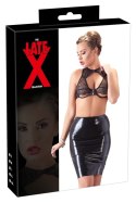 Lateksowa spódnica czarna XL