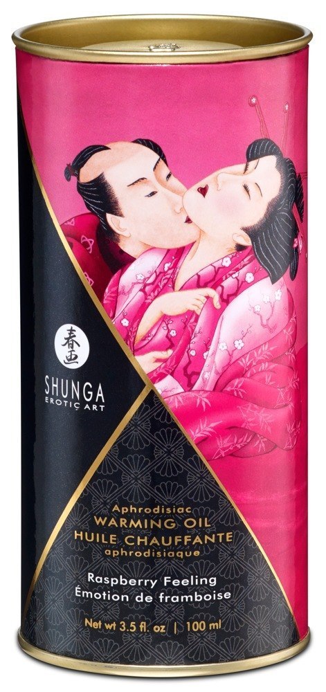 Olejek do masażu Intimate Kisses Malinowy 100ml Shunga Olejek do masażu Intimate Kisses Malinowy 100ml Shunga