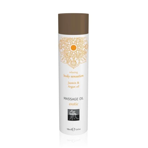 Olejek do masażu Jaśmin i olejek arganowy 100ml Shiatsu Olejek do masażu Jaśmin i olejek arganowy 100ml Shiatsu