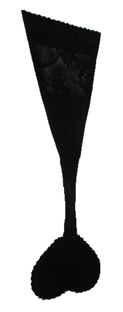 Samoprzylepne stringi czarne