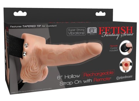 Strap on Fetish Fantasy z wibracjami dł. 17,8cm Strap on Fetish Fantasy z wibracjami dł. 17,8cm