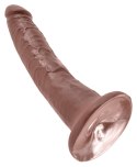Dildo z przyssawką 18 cm King Cock