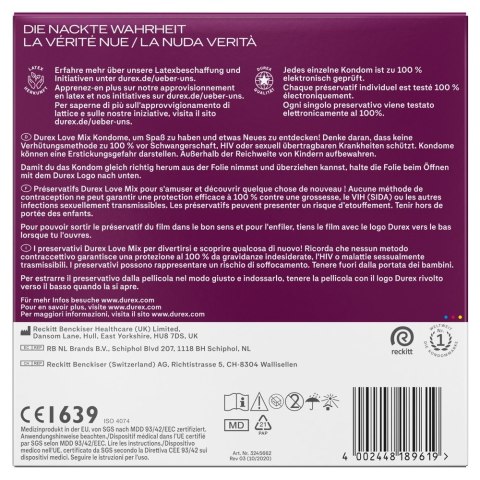 Durex Love Mix Pack of 40 Durex Love Mix Pack of 40