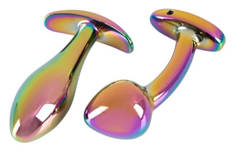 Anos Metal Butt Plug Set Rainb Anos Metal Butt Plug Set Rainb