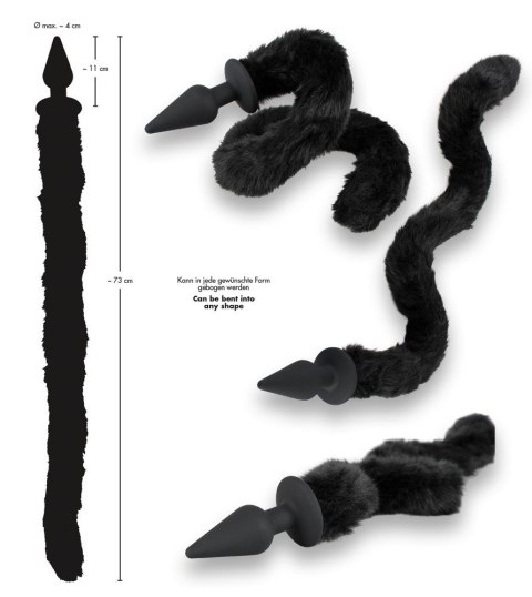 KOREK ANAL SEX SILIKONOWY KOCI OGON 11CM BAD KITTY