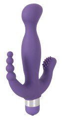 WIBRATOR STYMULATOR ŁECHTACZKI 5 FUNKCJI 20,5 CM