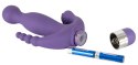 WIBRATOR STYMULATOR ŁECHTACZKI 5 FUNKCJI 20,5 CM