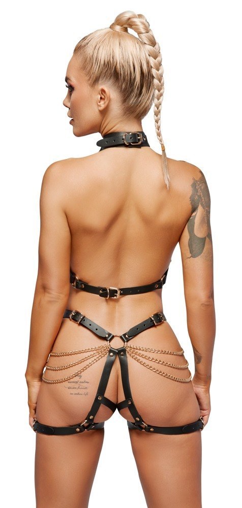 Leather Harness Set S/M Leather Harness Set S/M