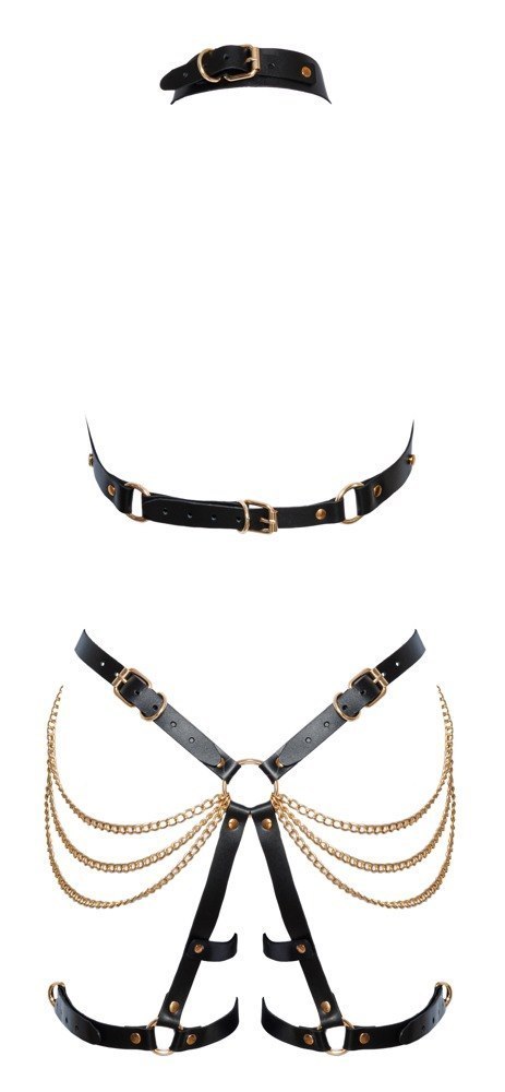 Leather Harness Set S/M Leather Harness Set S/M