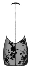 Mini sukienka Mythos z ozdobym łańcuszkiem z dżetów L Noir Handmade