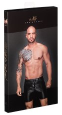 Powerwetlook shorts in comfortable length L Noir Handmade