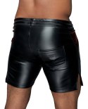 Powerwetlook shorts in comfortable length L Noir Handmade
