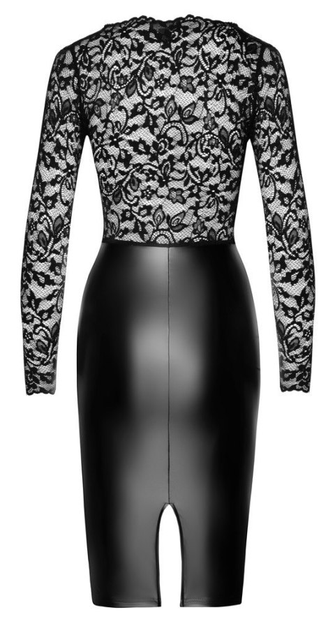 Sukienka Euphoria z koronkowym topem i spódnicą z wetlooku M Noir Handmade