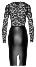 Sukienka Euphoria z koronkowym topem i spódnicą z wetlooku S Noir Handmade
