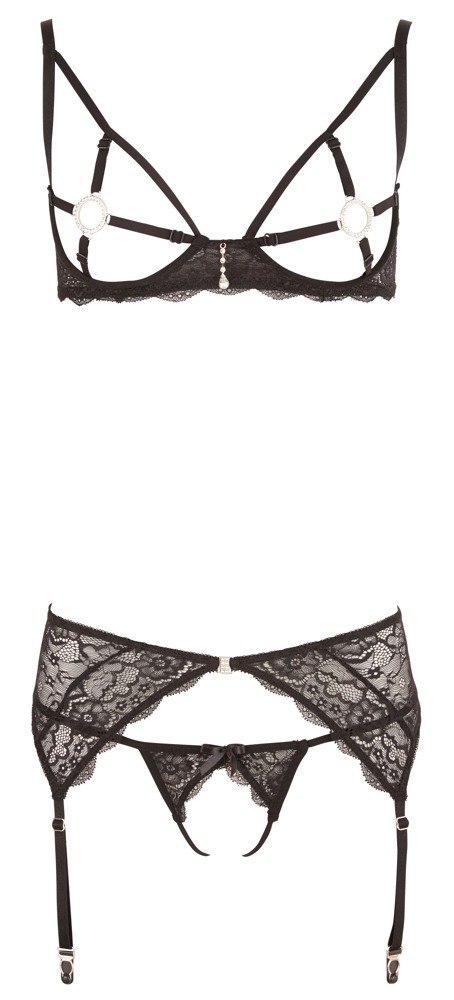 Suspender Set with Gems L