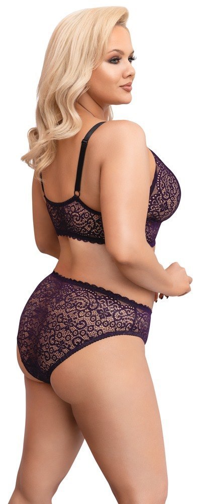 Bra Set purple 3XL