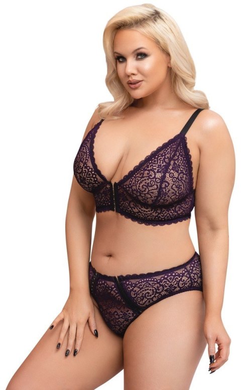 Bra Set purple 4XL