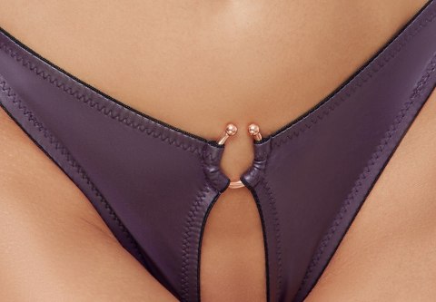Bra and Briefs purple L