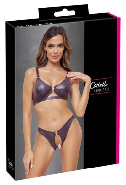 Bra and Briefs purple XL