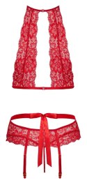 Suspender set red S/M