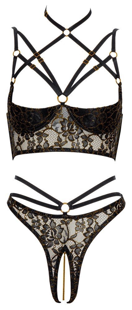Bra Set gold 80B/M