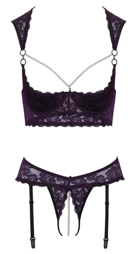 Shelf Bra Set Purple 75B/S