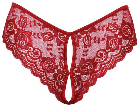 Crotchless panty red XL