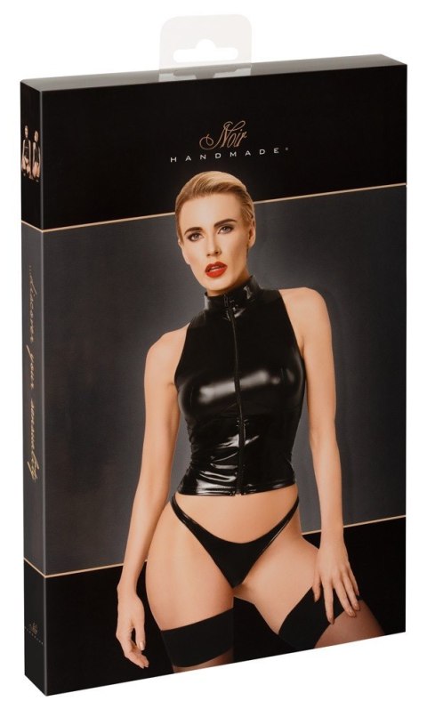 Noir Top w Zip XL