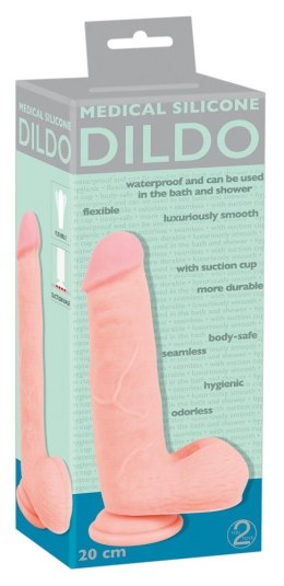 SZTUCZNY PENIS DILDO MĘSKI CZŁONEK Z PRZYSSAWKĄ