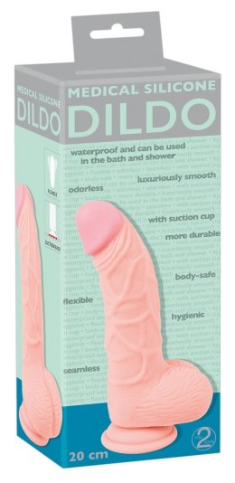 SZTUCZNY PENIS DILDO MĘSKI CZŁONEK Z PRZYSSAWKĄ