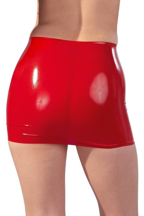 LATEKSOWA MINI SPÓDNICZKA CZERWONA XXL
