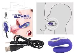 WIBRATOR MASAŻER BLOWJOB ORAL 5 FUNKCJI WIBRACJI