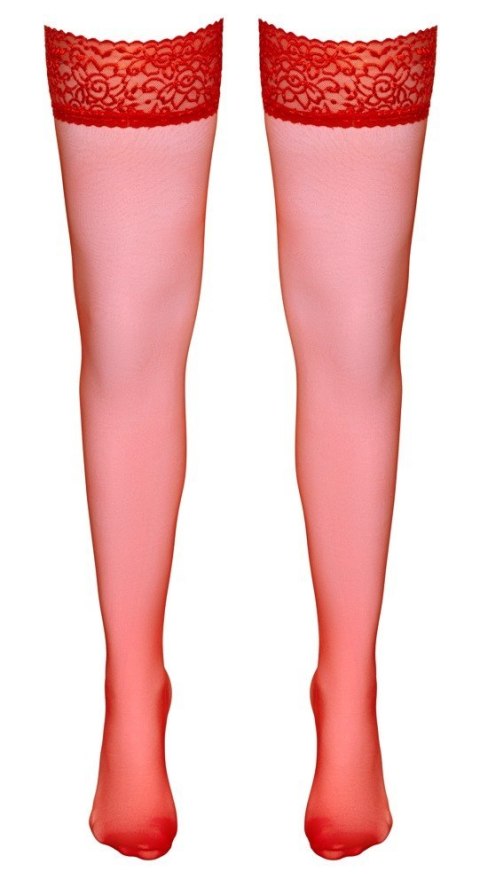 Hold-up Stockings red 1