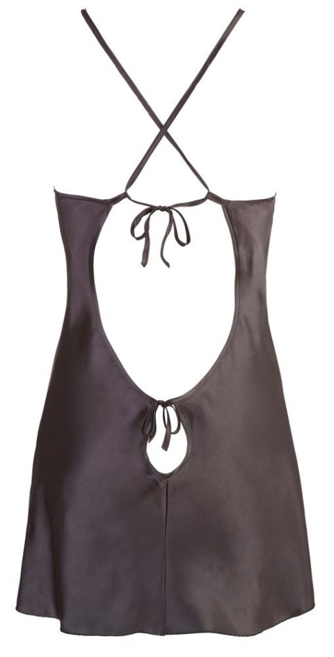 Satin Chemise Black M