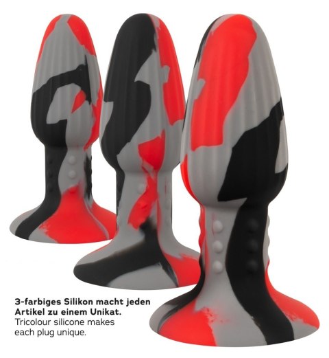 ANOS Triple Color Butt Plug w