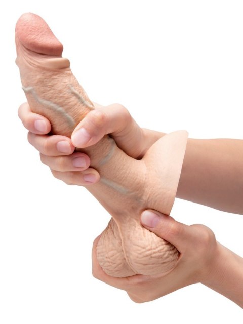 B-Vibe Slipskin 7" Girthy Crea