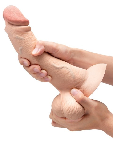 B-Vibe Slipskin 9" Curved Crea