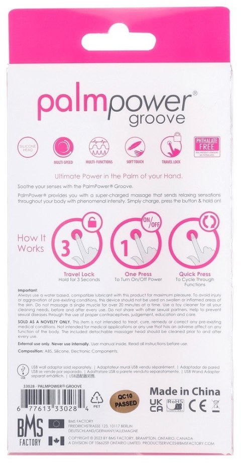 Palmpower Groove Mini Wand Fuc