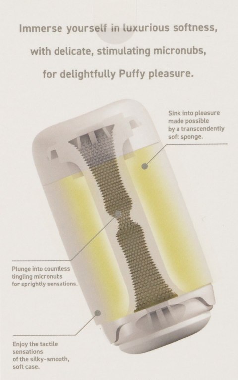 Tenga Puffy Sugar White