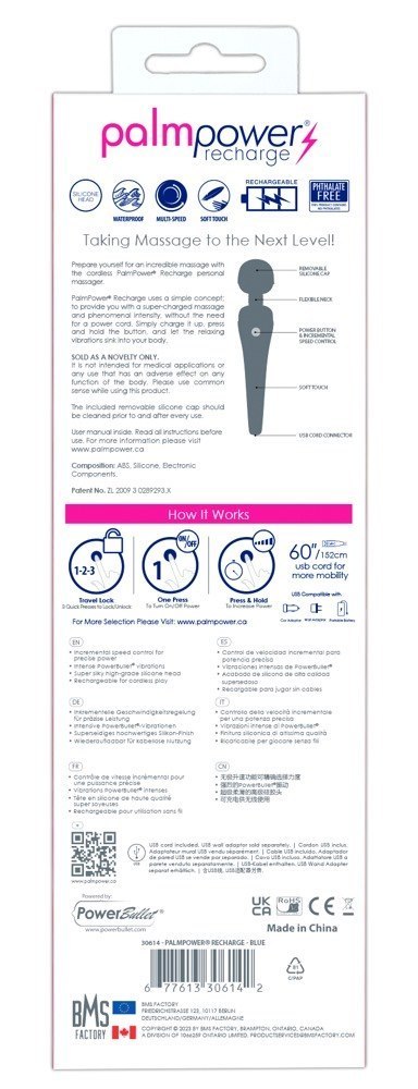 Palmpower recharge blue