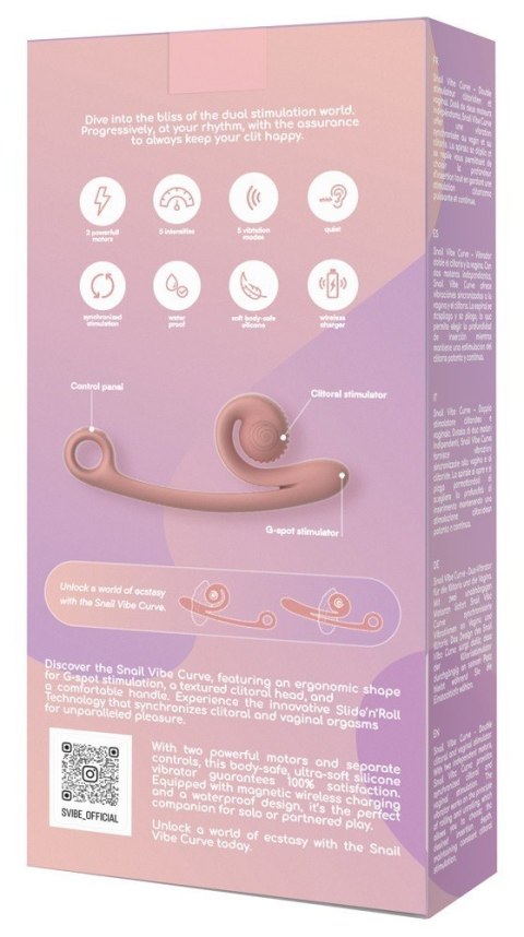 Snail Vibe Curve Peachy Pink