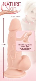 SZTUCZNY PENIS DILDO MĘSKI CZŁONEK Z PRZYSSAWKĄ