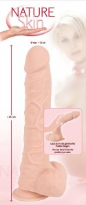 SZTUCZNY PENIS DILDO MĘSKI CZŁONEK Z PRZYSSAWKĄ
