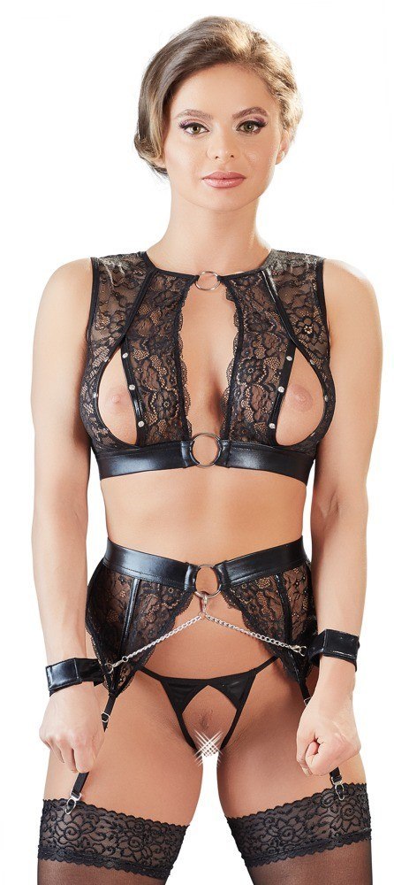 KOMPLET BIELIZNY BONDAGE S KOMPLET BIELIZNY BONDAGE S